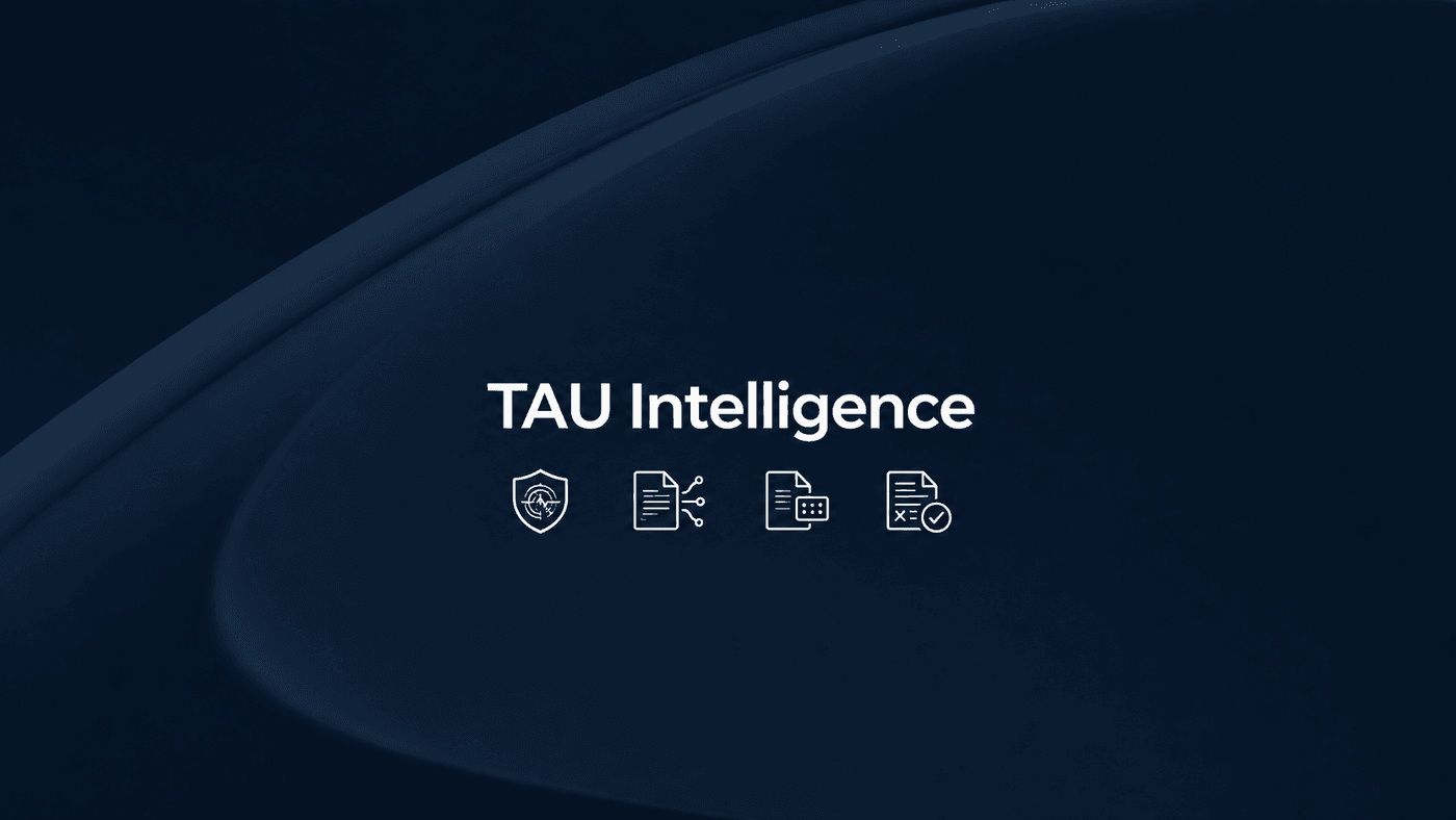 TAU Intelligence case study cover